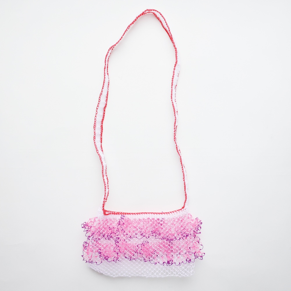 yao ヤオ Net frill pochette ネットフリルポシェット Black 950012 main image 0